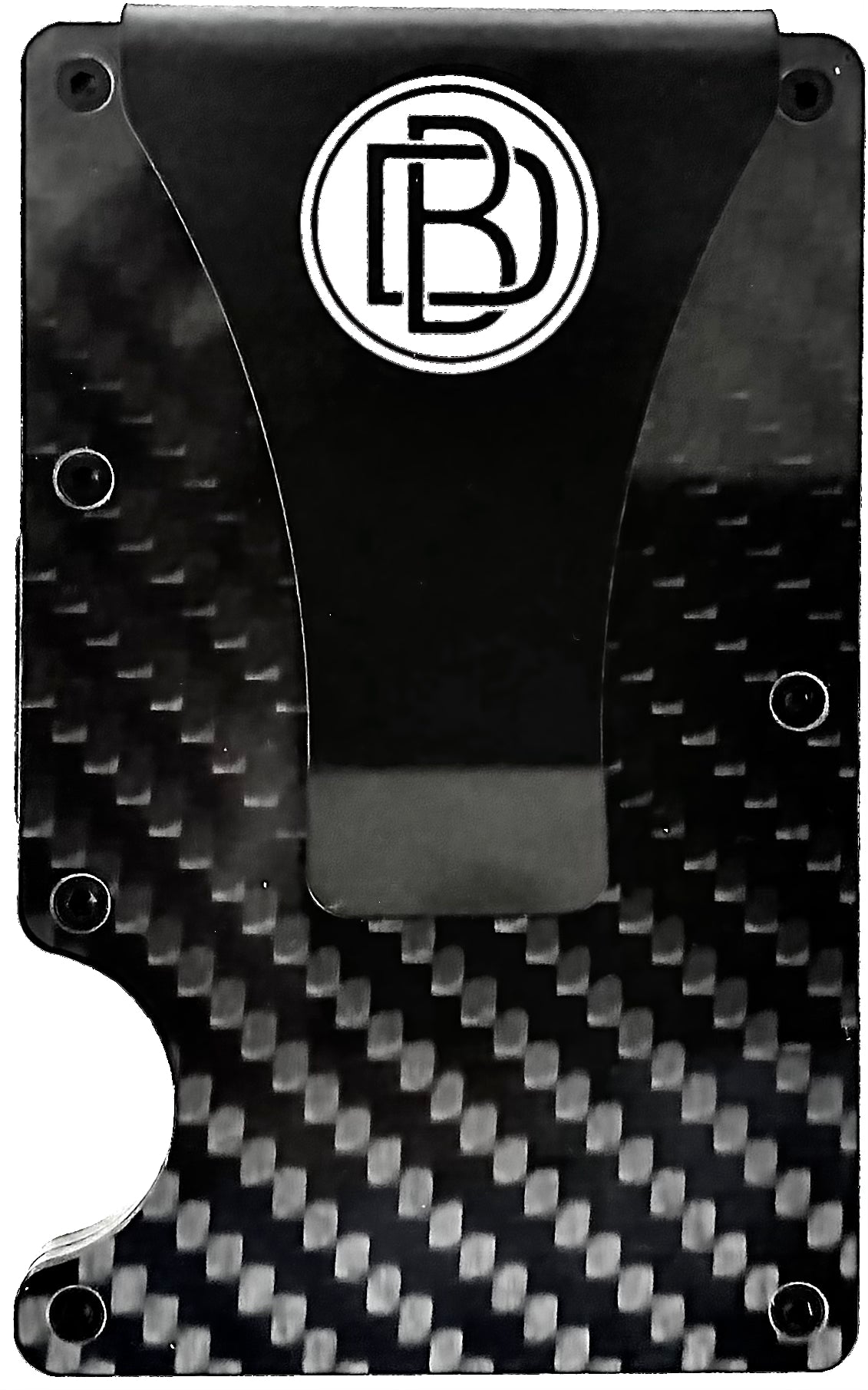 Minimalist Carbon Fiber Wallet Black