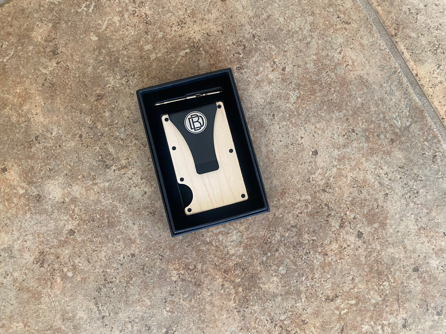 Minimalist Wallet Real Beech Wood