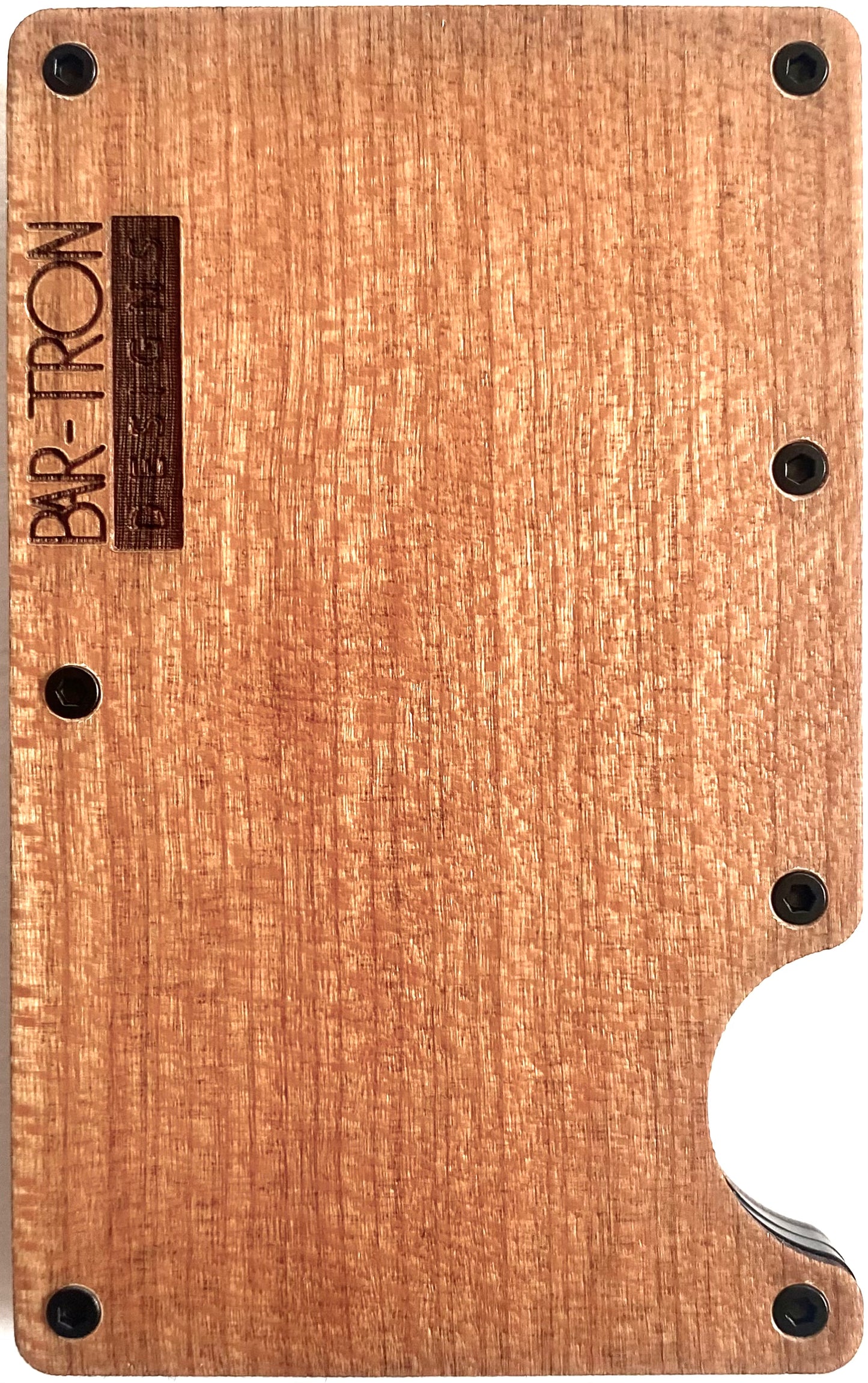 Minimalist Wallet Real Cherry Wood