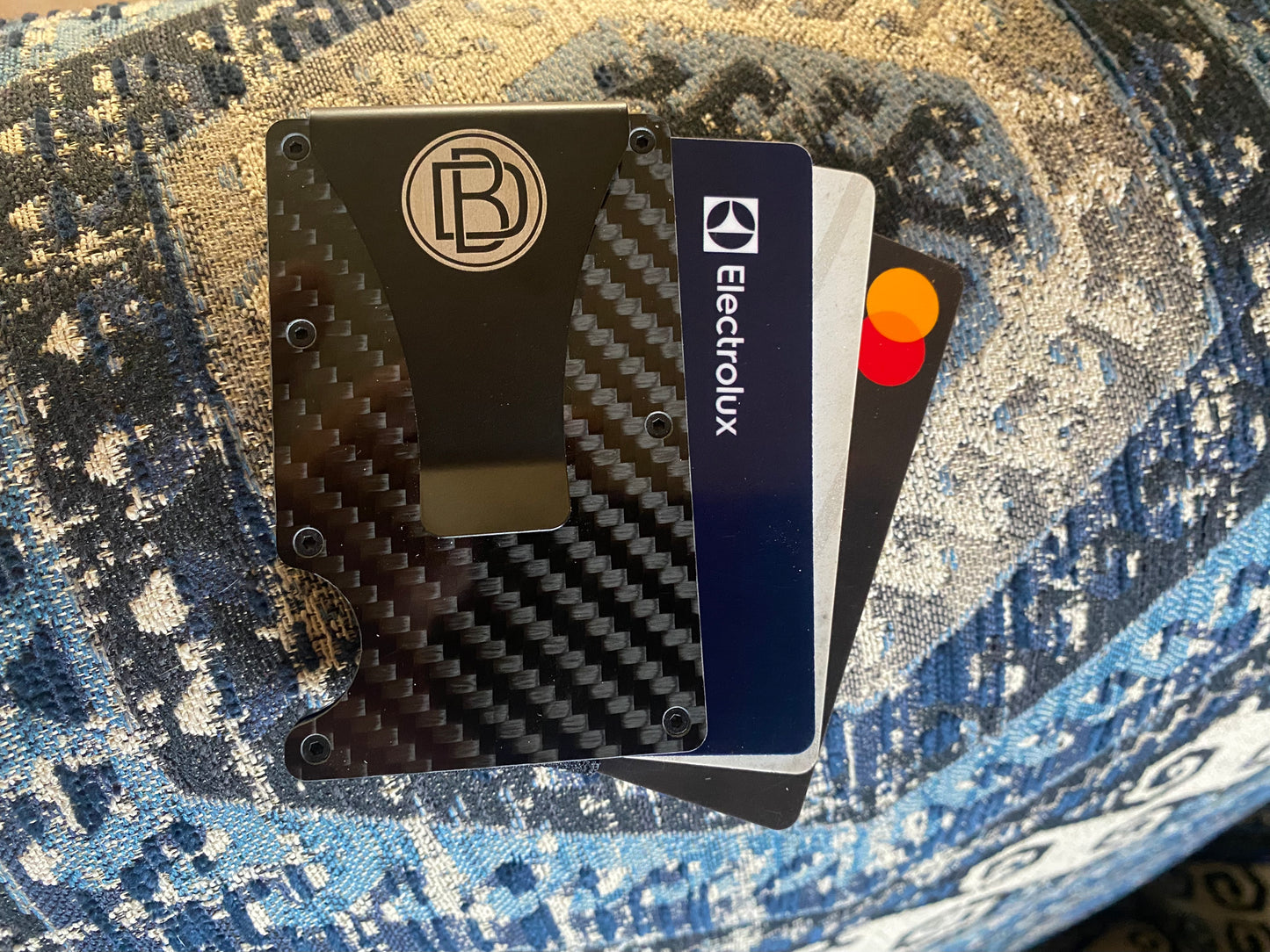 Minimalist Carbon Fiber Wallet Black