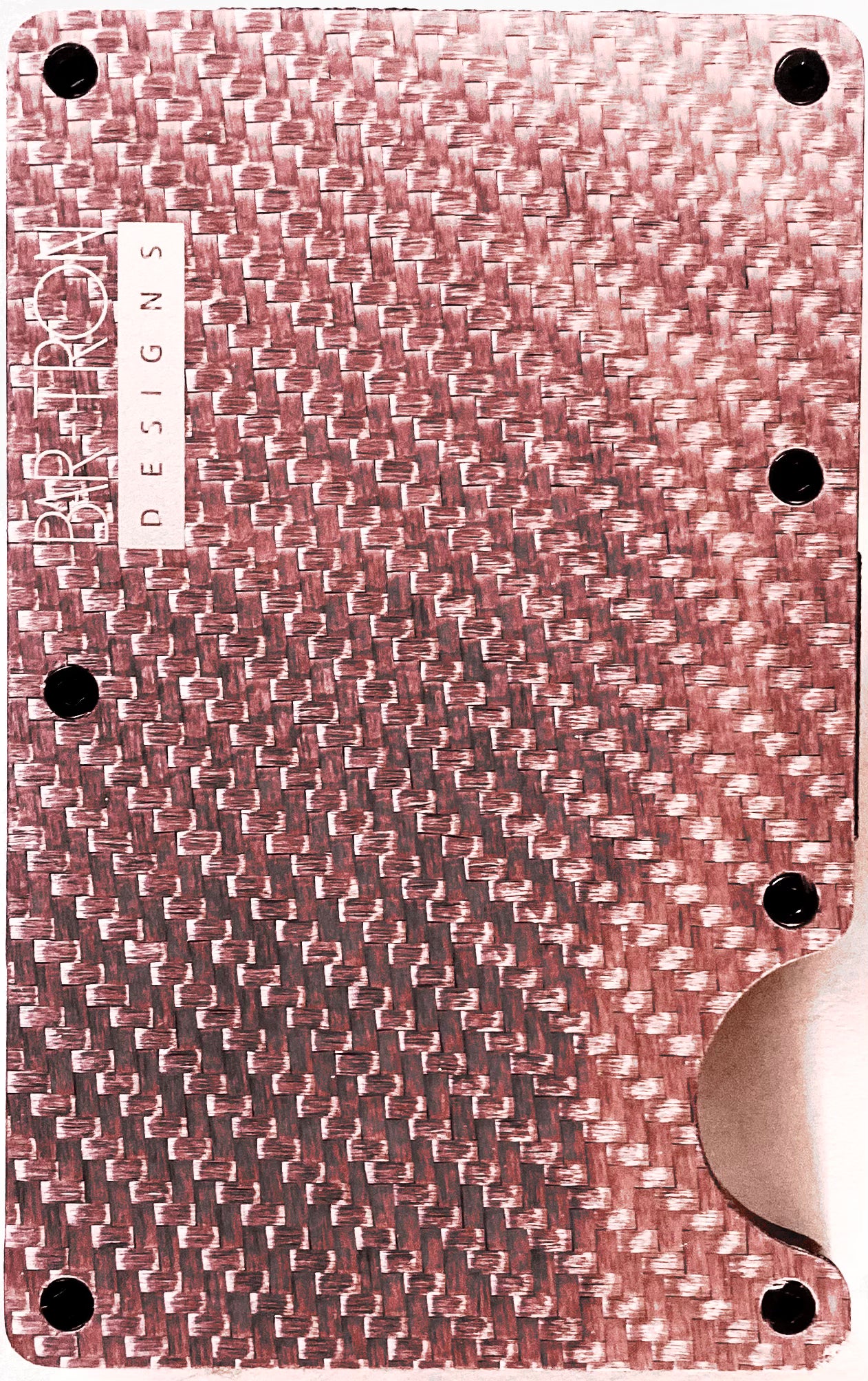Minimalist Carbon Fiber Wallet Pink